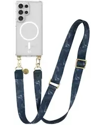 AVY Samsung Galaxy S25 Ultra Hoesje met Koord & MagSafe 130CM Obscura Blue afbeelding