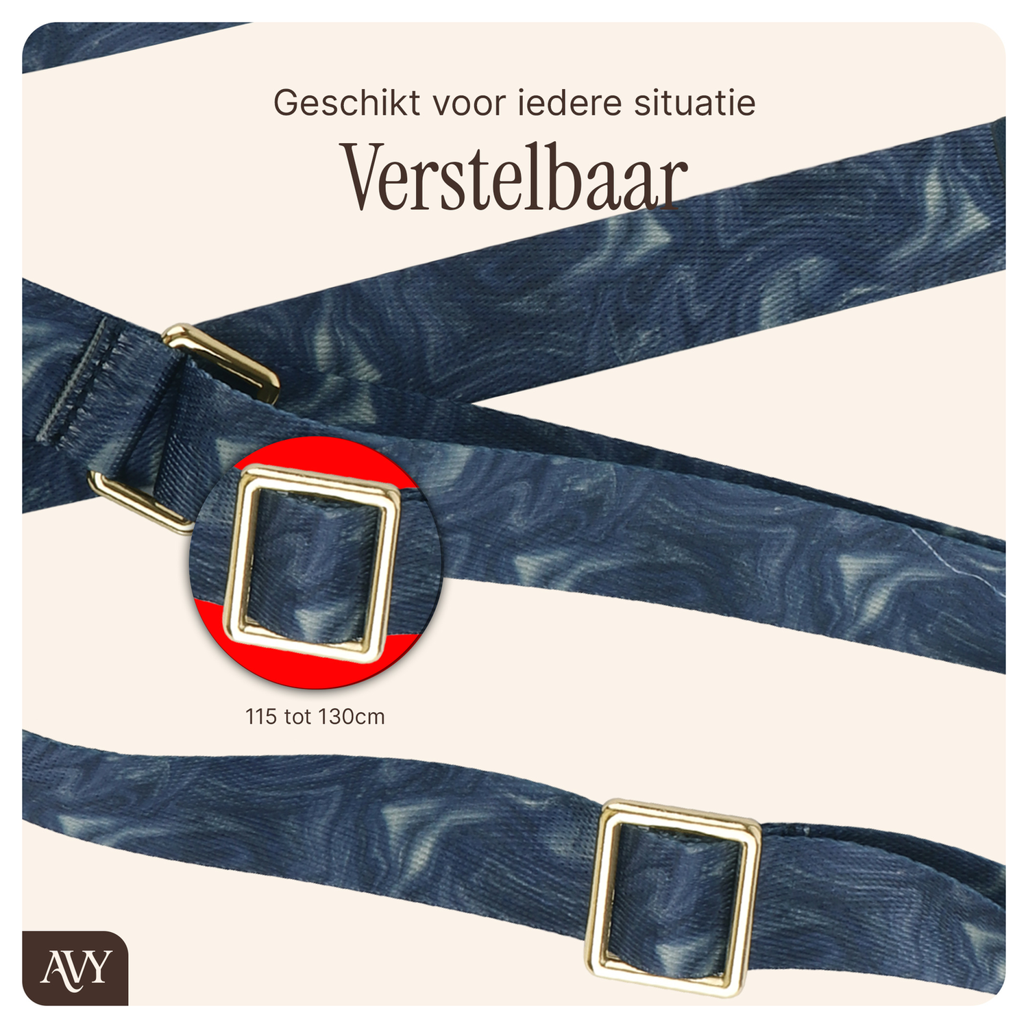 AVY Samsung Galaxy S25 Ultra Hoesje met Koord & MagSafe 130CM Obscura Blue afbeelding 10