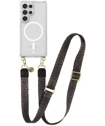 AVY Samsung Galaxy S25 Ultra Hoesje met Koord & MagSafe 130CM Panthera Chic afbeelding