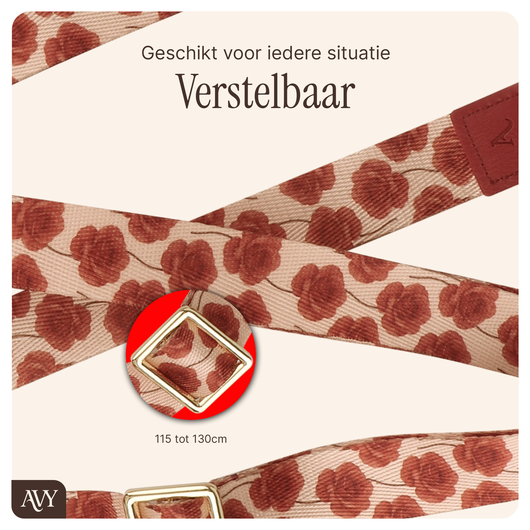 AVY Samsung Galaxy S25 Ultra Hoesje met Koord & MagSafe 130CM Botanique Roses afbeelding 10