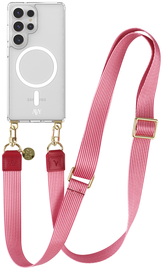 AVY Samsung Galaxy S25 Ultra Hoesje met Koord & MagSafe 130CM Linea Sol