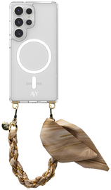 AVY Samsung Galaxy S25 Ultra Hoesje met Koord & MagSafe 32CM Aurum Gold afbeelding