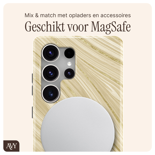 AVY Samsung Galaxy S25 Ultra MagSafe Hoesje met Koord 30CM Aurum Lien afbeelding 8