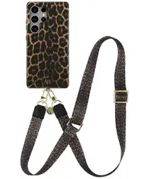 AVY Samsung Galaxy S25 Ultra MagSafe Hoesje met Koord 130CM Panthera Chic afbeelding