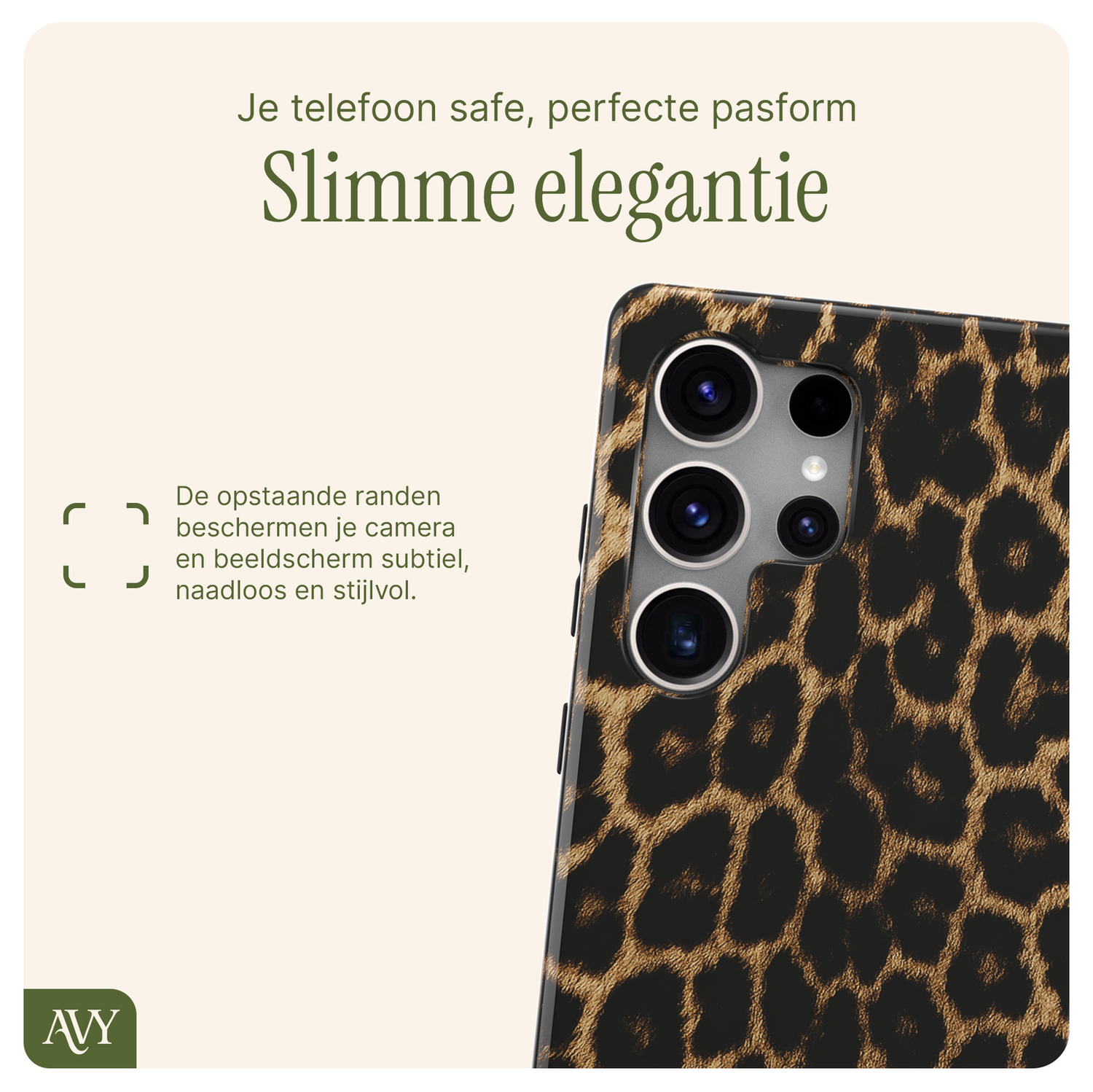 AVY Samsung Galaxy S25 Ultra MagSafe Hoesje met Koord 32CM Panthera Chic afbeelding 6
