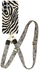 AVY Samsung Galaxy S25 Ultra MagSafe Hoesje met Koord 130CM Serengeti Zebra