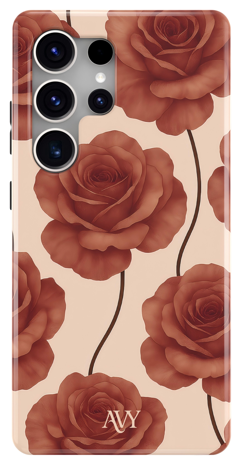 AVY Samsung Galaxy S25 Ultra MagSafe Hoesje met Koord 32CM Botanique Roses afbeelding 12
