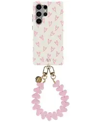 AVY Samsung Galaxy S25 Ultra MagSafe Hoesje met Koord 30CM Cupid Hearts afbeelding