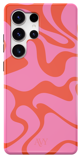 AVY Samsung Galaxy S25 Ultra MagSafe Hoesje met Koord 30CM Rose Hearts afbeelding 12