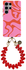 AVY Samsung Galaxy S25 Ultra MagSafe Hoesje met Koord 30CM Rose Hearts