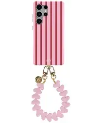 AVY Samsung Galaxy S25 Ultra MagSafe Hoesje met Koord 30CM Linea Hearts afbeelding