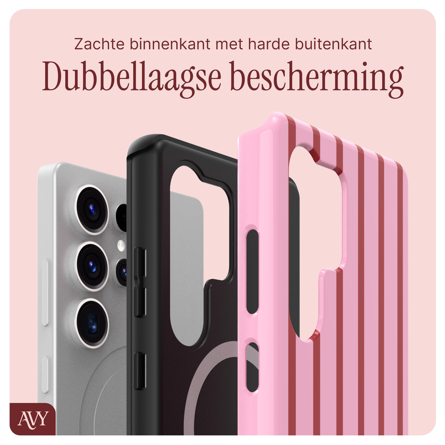 AVY Samsung Galaxy S25 Ultra MagSafe Hoesje met Koord 32CM Linea Sol afbeelding 7