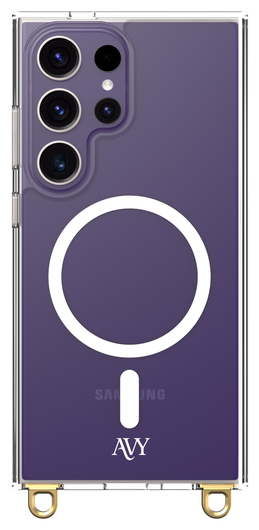 AVY Samsung Galaxy S24 Ultra Hoesje met Koord & MagSafe 130CM Tressé Pink afbeelding 9