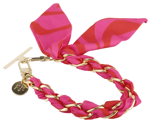 AVY Samsung Galaxy S24 Ultra Hoesje met Koord & MagSafe 32CM Rosé Twist afbeelding 11