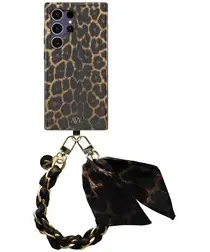 AVY Samsung Galaxy S24 Ultra MagSafe Hoesje met Koord 32CM Panthera Chic afbeelding