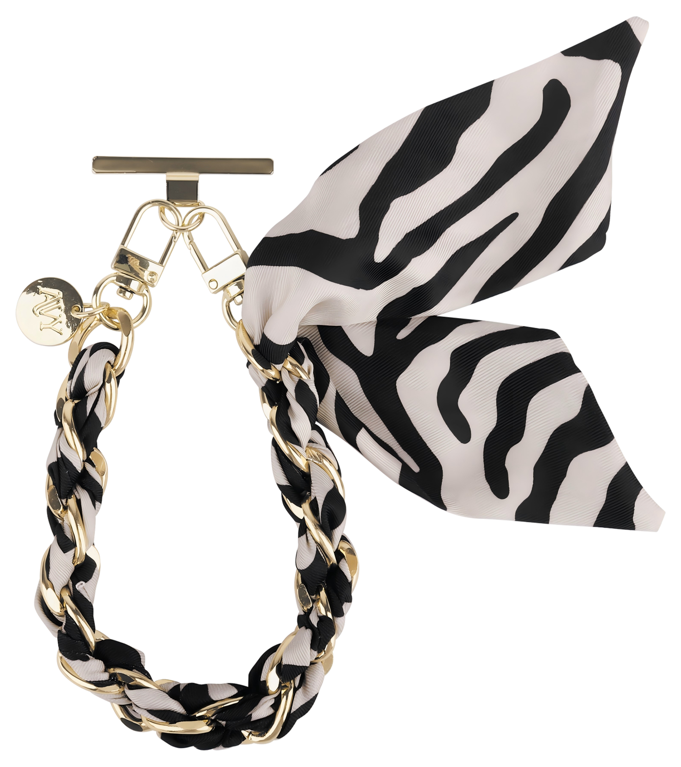 AVY Samsung Galaxy S24 Ultra MagSafe Hoesje met Koord 32CM Serengeti Zebra afbeelding 13