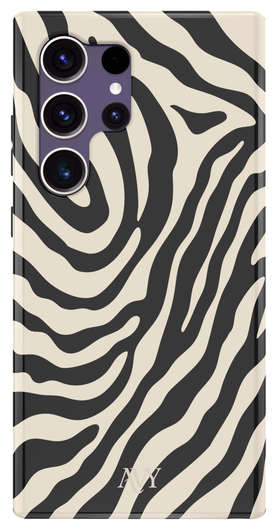 AVY Samsung Galaxy S24 Ultra MagSafe Hoesje met Koord 32CM Serengeti Zebra afbeelding 12
