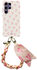 AVY Samsung Galaxy S24 Ultra MagSafe Hoesje met Koord 32CM Cupid Blush