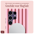 AVY Samsung Galaxy S24 Ultra MagSafe Hoesje met Koord 30CM Linea Hearts afbeelding 8