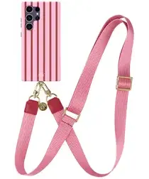 AVY Samsung Galaxy S24 Ultra MagSafe Hoesje met Koord 130CM Linea Sol afbeelding