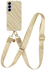 AVY Samsung Galaxy S25 MagSafe Hoesje met Koord 130CM Aurum Gold