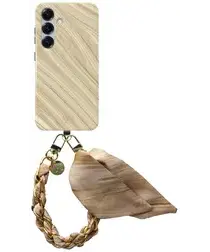 AVY Samsung Galaxy S25 MagSafe Hoesje met Koord 32CM Aurum Gold afbeelding