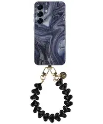 AVY Samsung Galaxy S25 MagSafe Hoesje met Koord 30CM Marmer Hearts afbeelding