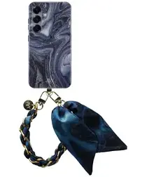 AVY Samsung Galaxy S25 MagSafe Hoesje met Koord 32CM Obscura Blue afbeelding