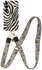 AVY Samsung Galaxy S25 MagSafe Hoesje met Koord 130CM Serengeti Zebra