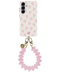 AVY Samsung Galaxy S25 MagSafe Hoesje met Koord 30CM Cupid Hearts afbeelding
