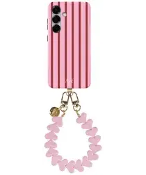 AVY Samsung Galaxy S25 MagSafe Hoesje met Koord 30CM Linea Hearts afbeelding