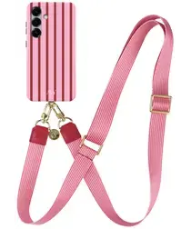 AVY Samsung Galaxy S25 MagSafe Hoesje met Koord 130CM Linea Sol afbeelding