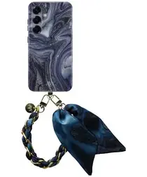 AVY Samsung Galaxy S25 Plus MagSafe Hoesje met Koord 32CM Obscura Blue afbeelding