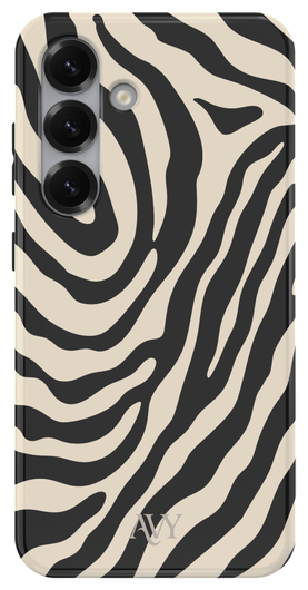 AVY Samsung Galaxy S25 Plus MagSafe Hoesje met Koord 30CM Zebra Hearts afbeelding 12