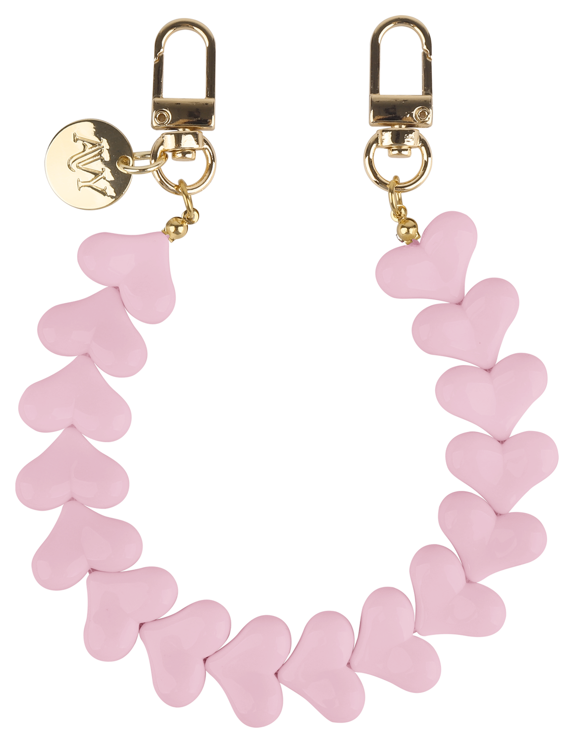 AVY Samsung Galaxy S25 Plus MagSafe Hoesje met Koord 30CM Linea Hearts afbeelding 13