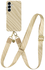 AVY Samsung Galaxy S24 Plus MagSafe Hoesje met Koord 130CM Aurum Gold