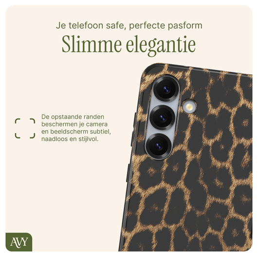 AVY Samsung Galaxy S24 Plus MagSafe Hoesje met Koord 30CM Panther Hearts afbeelding 5