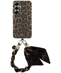AVY Samsung Galaxy S24 Plus MagSafe Hoesje met Koord 32CM Panthera Chic afbeelding
