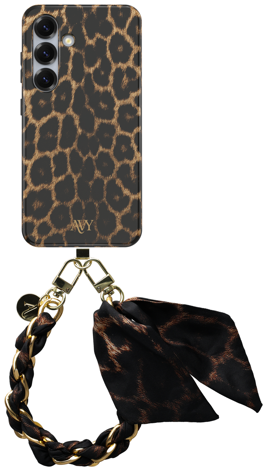 AVY Samsung Galaxy S24 Plus MagSafe Hoesje met Koord 32CM Panthera Chic afbeelding 1