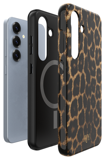 AVY Samsung Galaxy S24 Plus MagSafe Hoesje met Koord 32CM Panthera Chic afbeelding 14