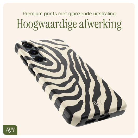 AVY Samsung Galaxy S24 Plus MagSafe Hoesje met Koord 30CM Safari Hearts afbeelding 6