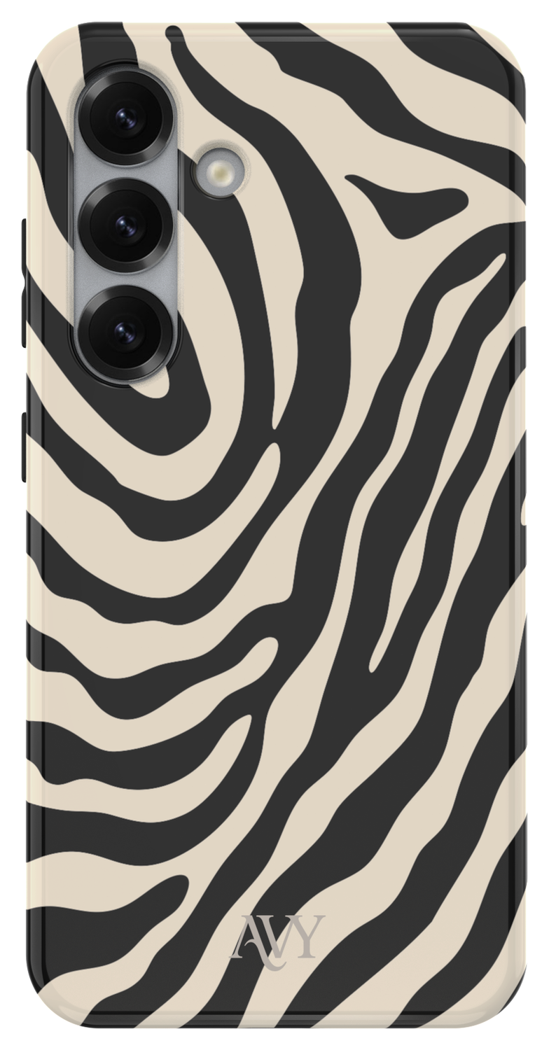 AVY Samsung Galaxy S24 Plus MagSafe Hoesje met Koord 32CM Serengeti Zebra afbeelding 12