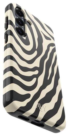 AVY Samsung Galaxy S24 Plus MagSafe Hoesje met Koord 32CM Serengeti Zebra afbeelding 11