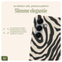 AVY Samsung Galaxy S24 Plus MagSafe Hoesje met Koord 32CM Serengeti Zebra afbeelding 8