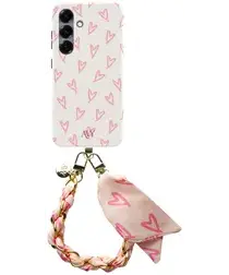 AVY Samsung Galaxy S24 Plus MagSafe Hoesje met Koord 32CM Cupid Blush afbeelding