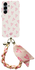 AVY Samsung Galaxy S24 Plus MagSafe Hoesje met Koord 32CM Cupid Blush
