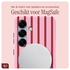AVY Samsung Galaxy S24 Plus MagSafe Hoesje met Koord 30CM Linea Hearts afbeelding 6