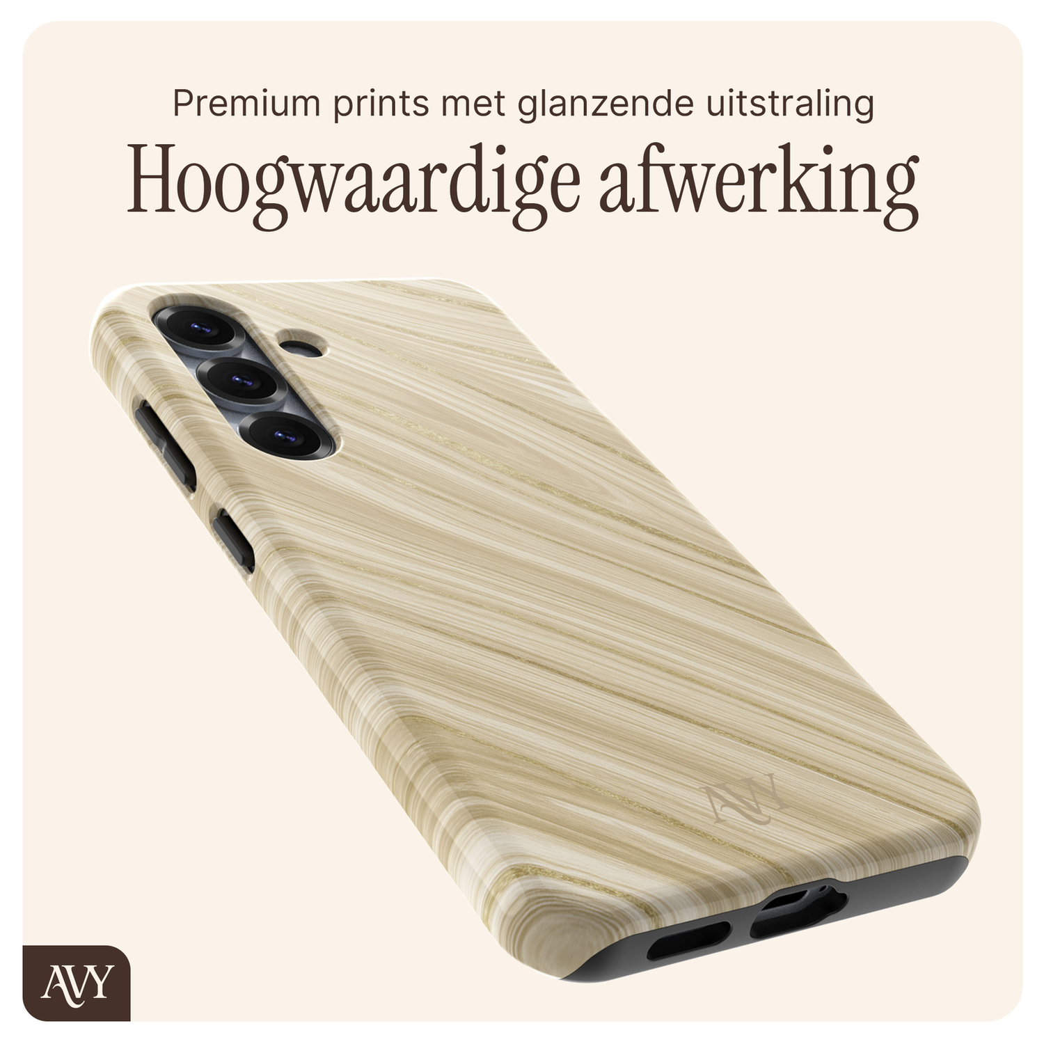 AVY Samsung Galaxy S24 MagSafe Hoesje met Koord 130CM Aurum Gold afbeelding 9