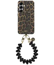 AVY Samsung Galaxy S24 MagSafe Hoesje met Koord 30CM Panther Hearts afbeelding