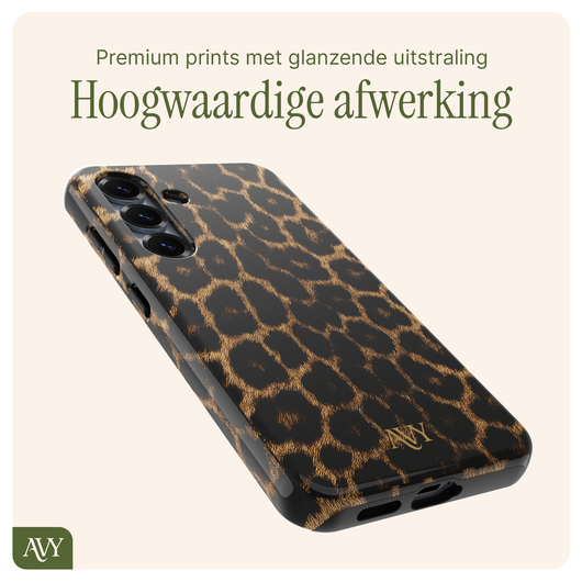 AVY Samsung Galaxy S24 MagSafe Hoesje met Koord 130CM Panthera Chic afbeelding 9